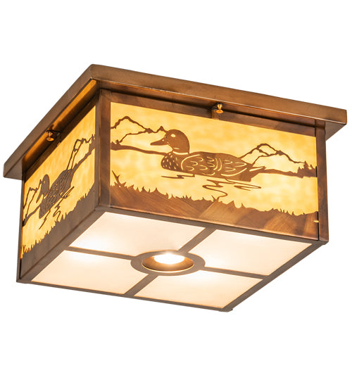 Meyda Tiffany Hyde Park 204419 Ceiling Light - Vintage Copper