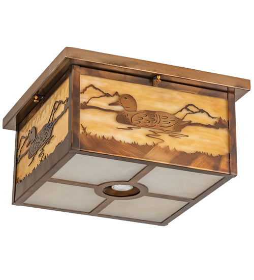 Meyda Tiffany Hyde Park 204419 Ceiling Light - Vintage Copper