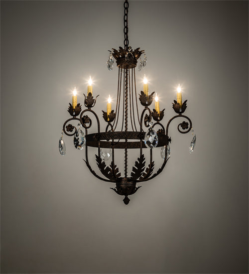 Meyda Tiffany Antonia 204681 Chandelier Light - Antique