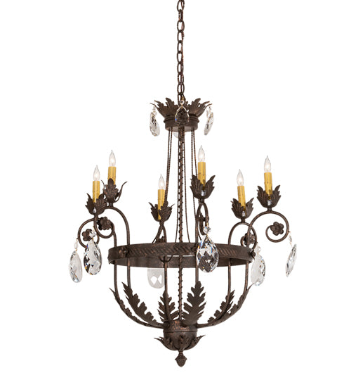 Meyda Tiffany Antonia 204681 Chandelier Light - Antique