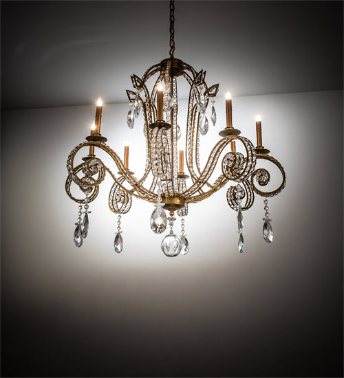 Meyda Tiffany Lucerne 204918 Chandelier Light - Crystal