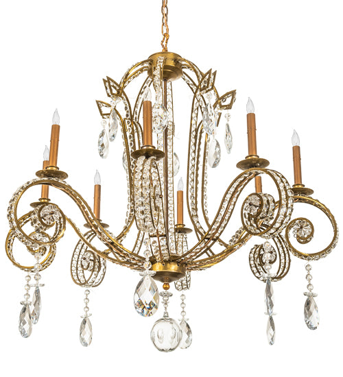 Meyda Tiffany Lucerne 204918 Chandelier Light - Crystal
