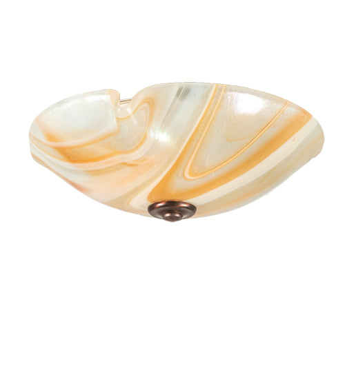 Meyda Tiffany Peach Baroque 205072 Ceiling Light - Antique