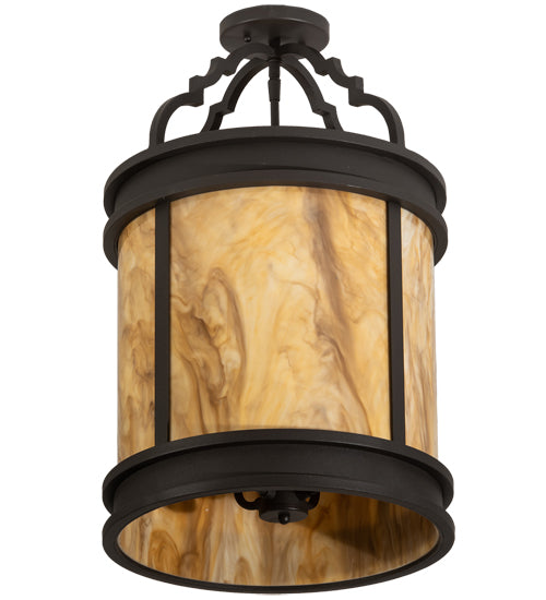 Meyda Tiffany Wyant 205081 Ceiling Light - Wrought Iron