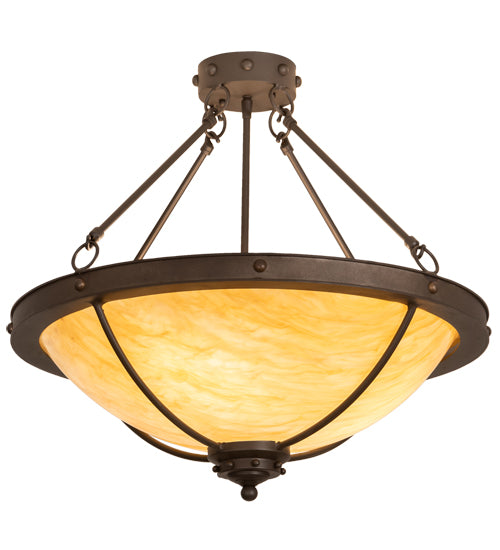 Meyda Tiffany Freya 205083 Ceiling Light - Wrought Iron