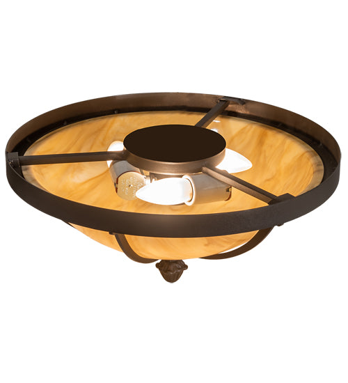 Meyda Tiffany Dominga 205084 Ceiling Light - Wrought Iron