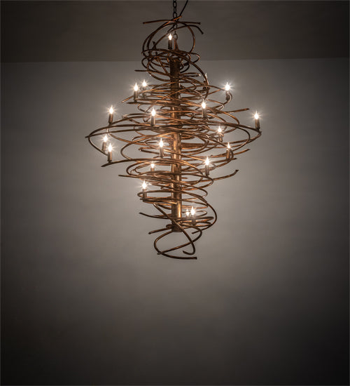 Meyda Tiffany Cyclone 205191 Chandelier Light - Bronze