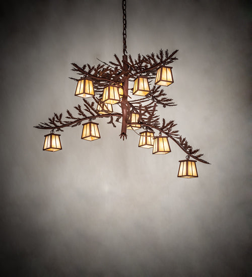 Meyda Tiffany Pine Branch 205623 Chandelier Light - Rust