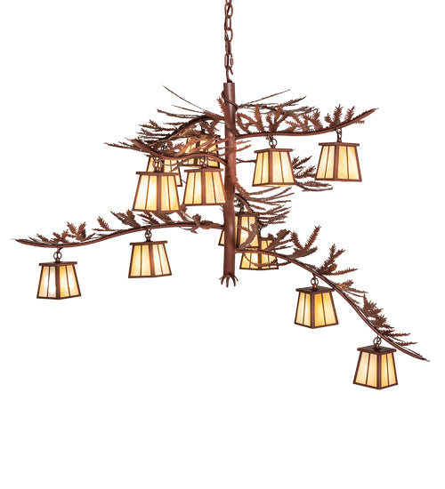 Meyda Tiffany Pine Branch 205623 Chandelier Light - Rust