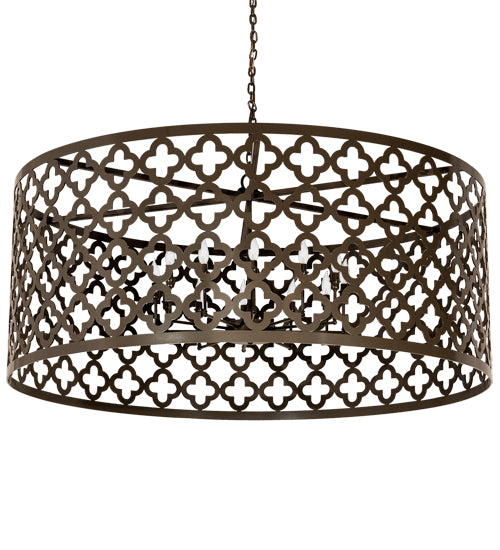 Meyda Tiffany Lighting 205662 Clover 12 Light Pendant Decor Bronze / Dark