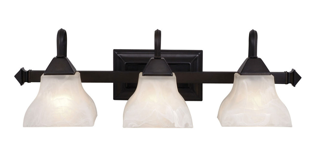 Vaxcel Cardiff VL26303OBB Bath Vanity Light 25 in. wide - Oil Burnished Bronze