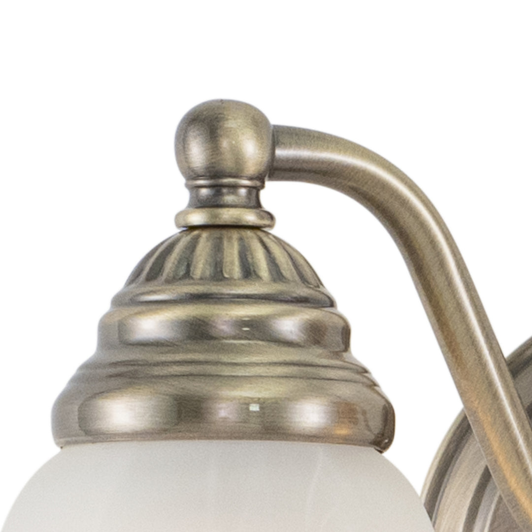 Vaxcel Standford VL35122A Bath Vanity Light 13 in. wide - Antique Brass