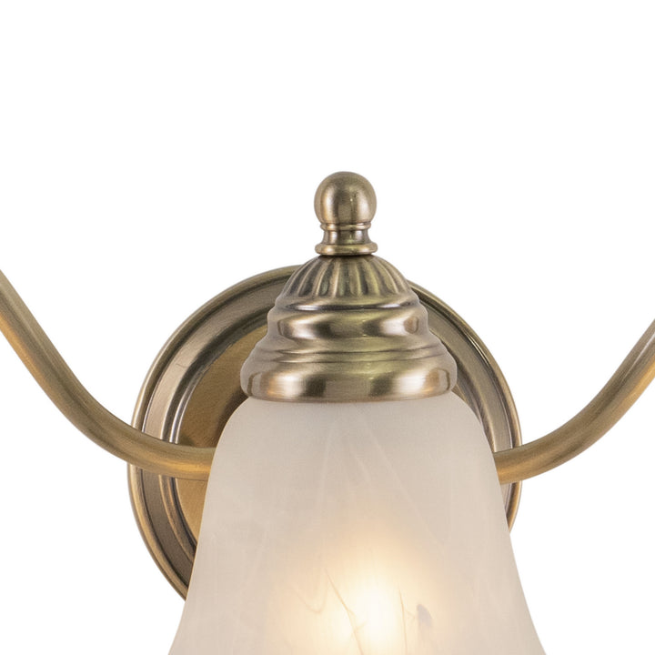 Vaxcel Standford VL35123A Bath Vanity Light 19 in. wide - Antique Brass