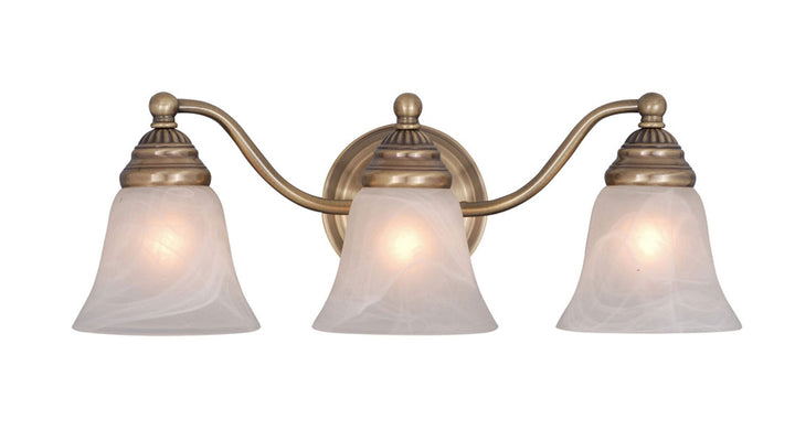 Vaxcel Standford VL35123A Bath Vanity Light 19 in. wide - Antique Brass