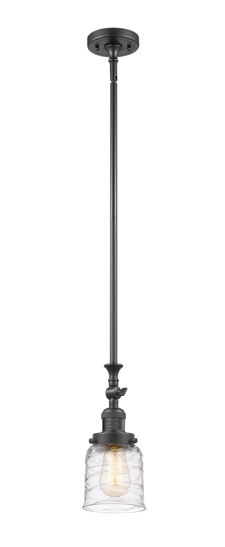 Innovations Franklin Restoration 206-OB-G513 Pendant Light - Oil Rubbed Bronze