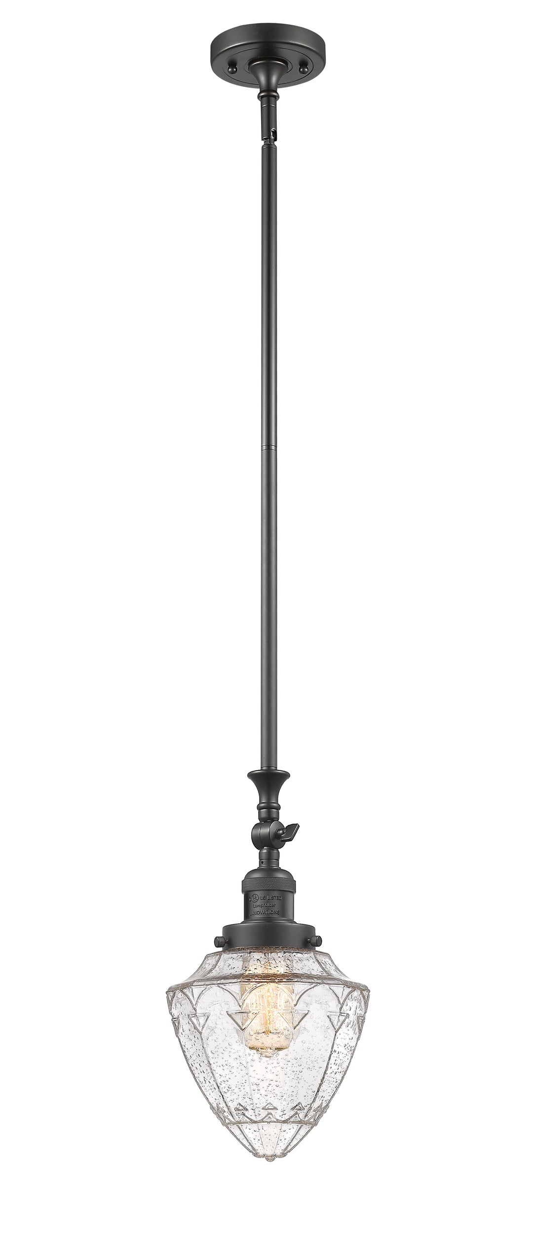 Innovations Franklin Restoration 206-OB-G664-7 Pendant Light - Oil Rubbed Bronze