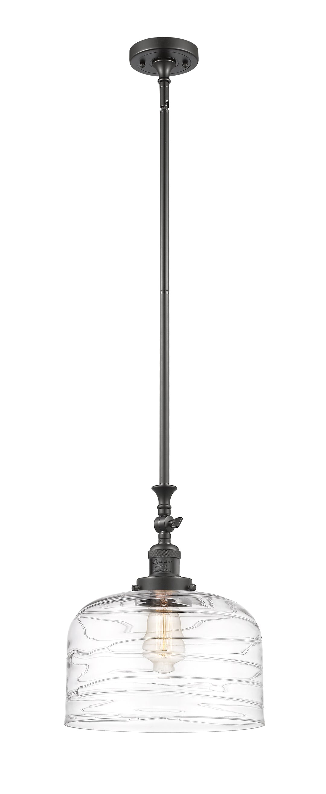 Innovations Franklin Restoration 206-OB-G713-L Pendant Light - Oil Rubbed Bronze