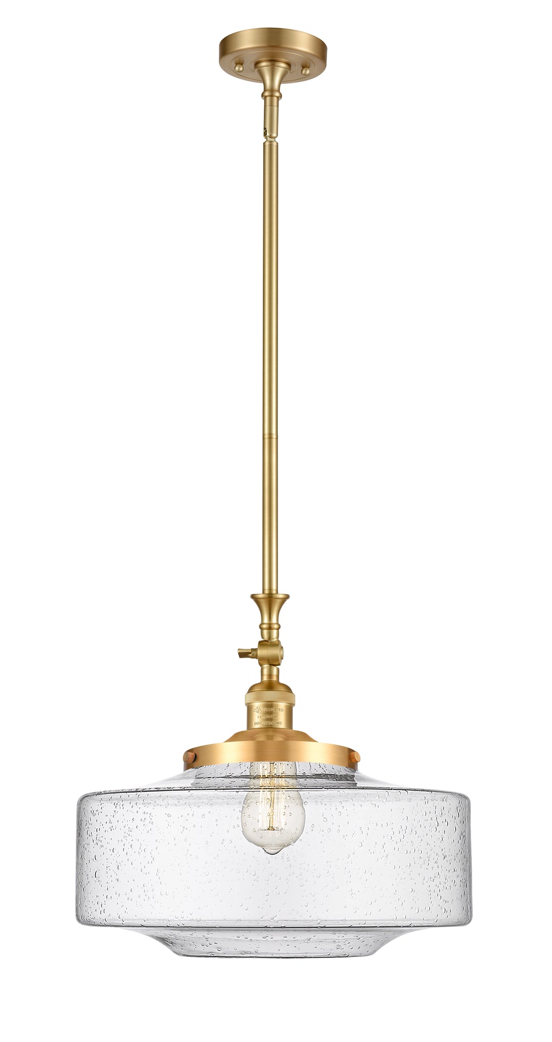 Innovations Franklin Restoration 206-SG-G694-16 Pendant Light - Satin Gold