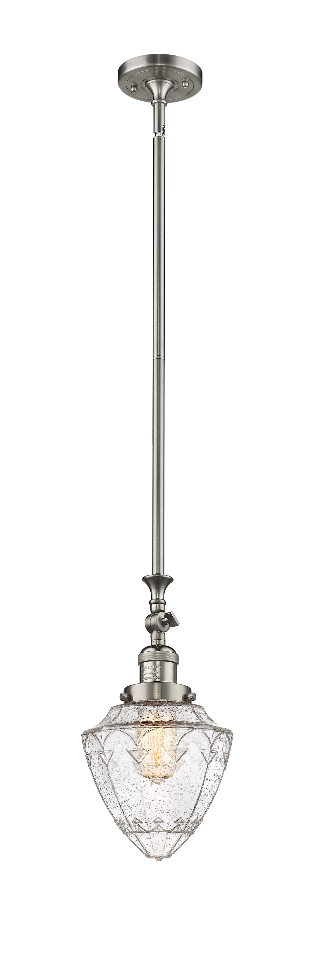 Innovations Franklin Restoration 206-SN-G664-7 Pendant Light - Brushed Satin Nickel
