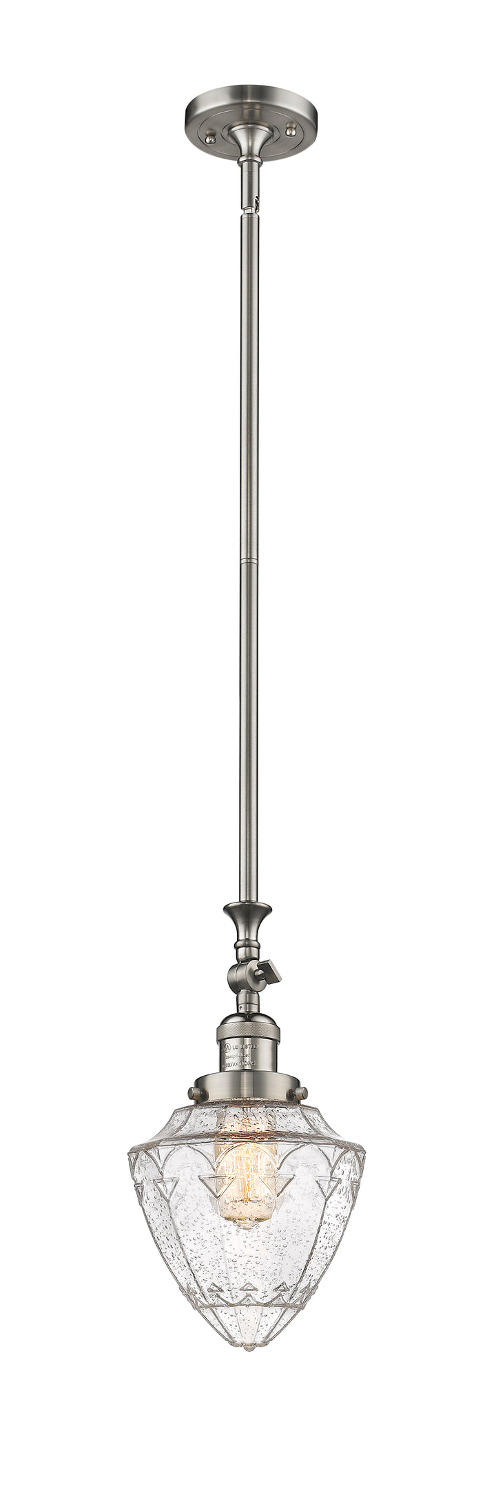Innovations Franklin Restoration 206-SN-G664-7 Pendant Light - Brushed Satin Nickel