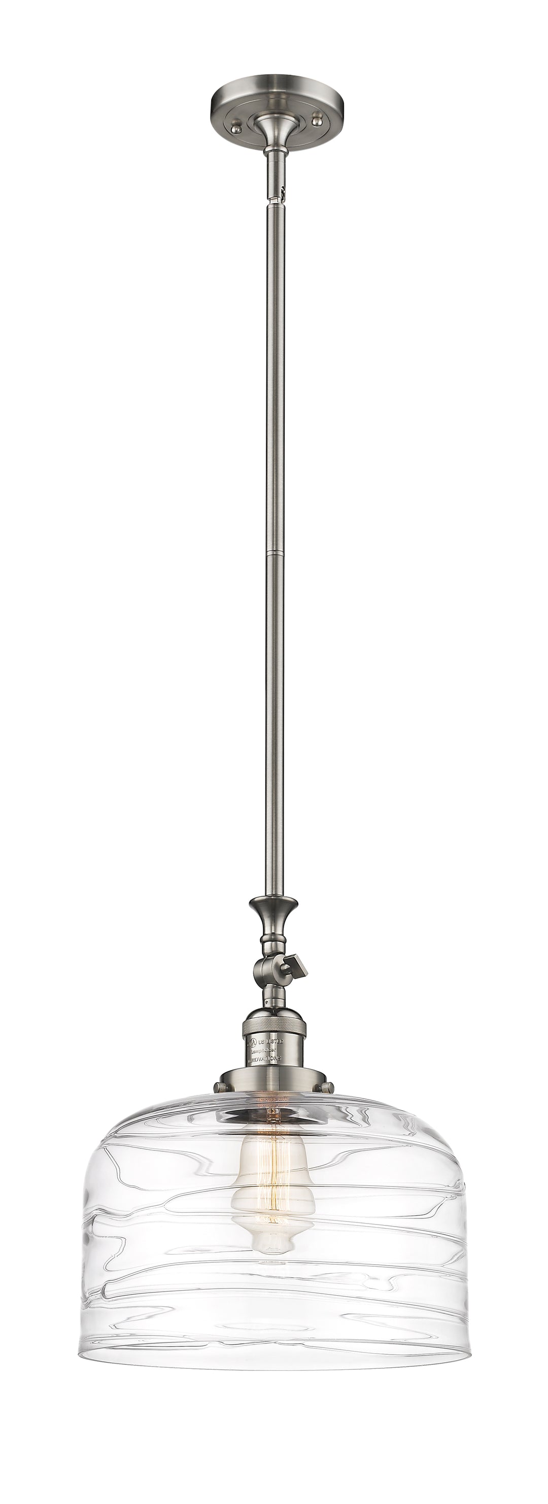 Innovations Franklin Restoration 206-SN-G713-L Pendant Light - Brushed Satin Nickel