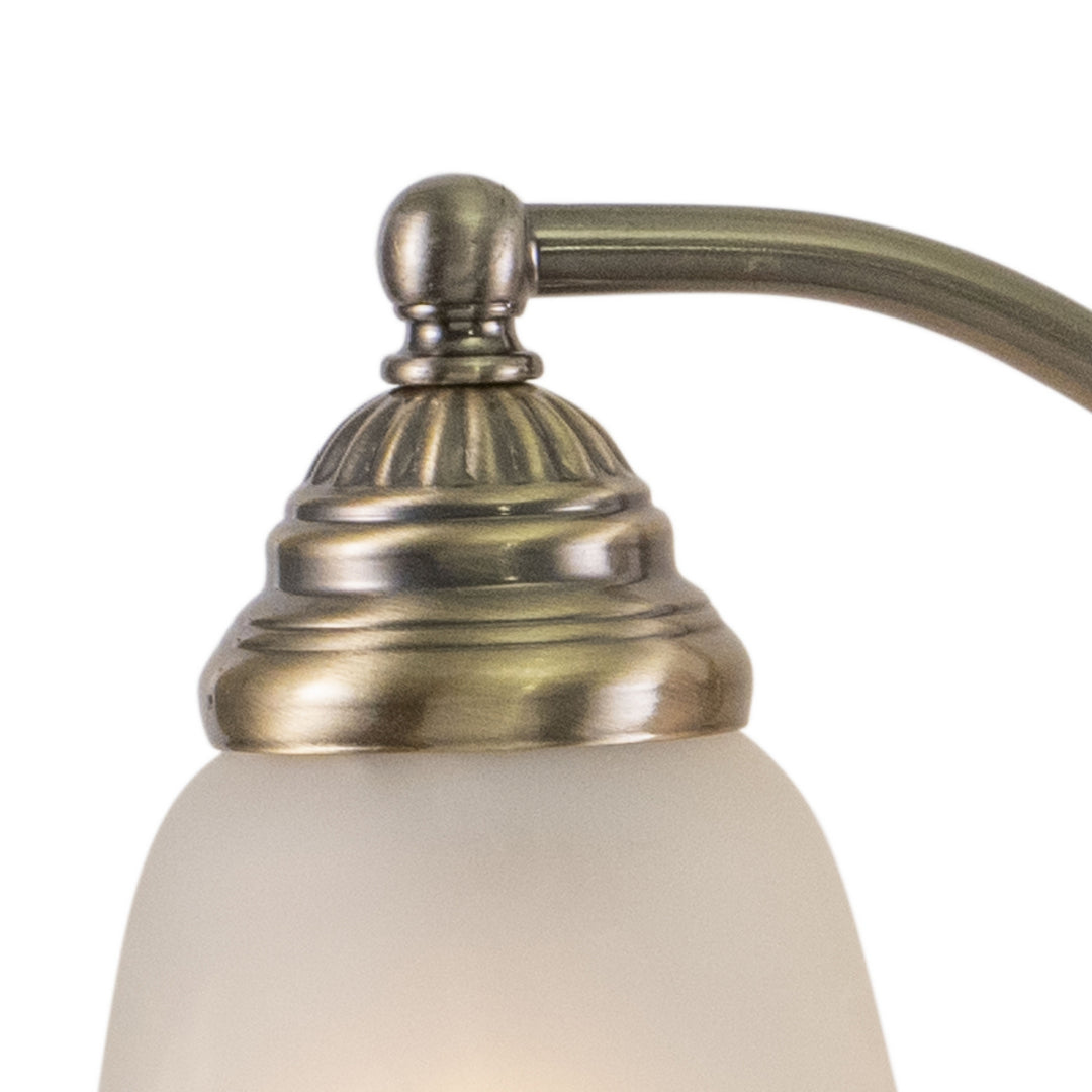 Vaxcel Standford VL35124A Bath Vanity Light 26 in. wide - Antique Brass
