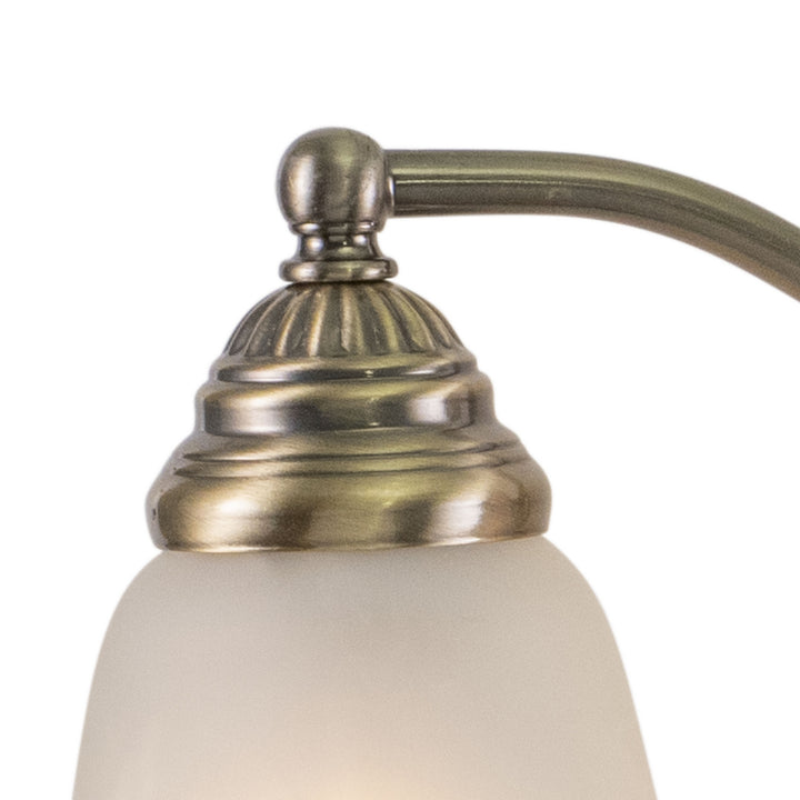 Vaxcel Standford VL35124A Bath Vanity Light 26 in. wide - Antique Brass