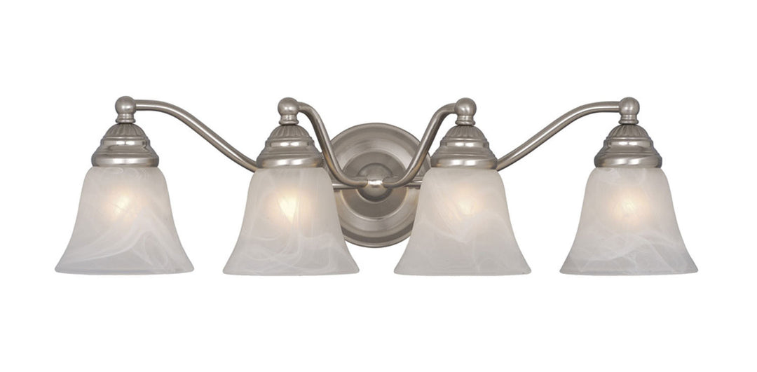 Vaxcel Standford VL35124BN Bath Vanity Light 26 in. wide - Brushed Nickel