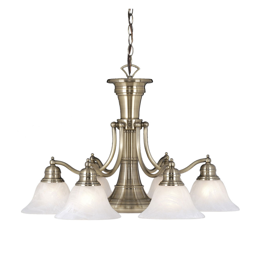 Vaxcel Standford CH30307A Chandelier Light - Antique Brass