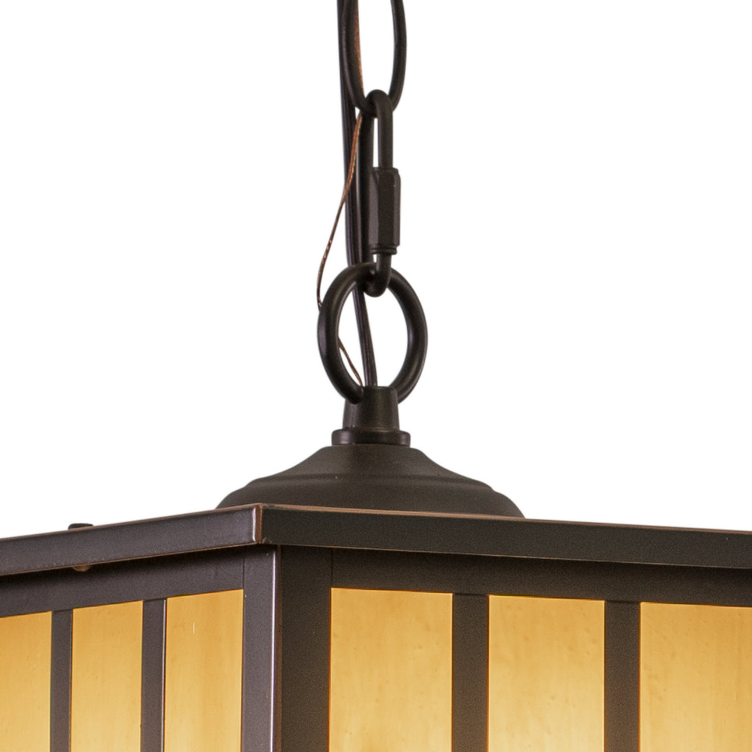 Vaxcel Lighting OD37276BBZ Mission One Light Outdoor Pendant Outdoor Bronze / Dark