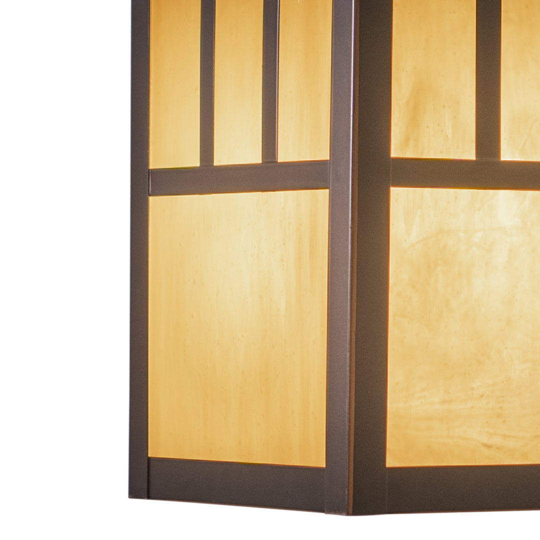 Vaxcel Lighting OD37276BBZ Mission One Light Outdoor Pendant Outdoor Bronze / Dark