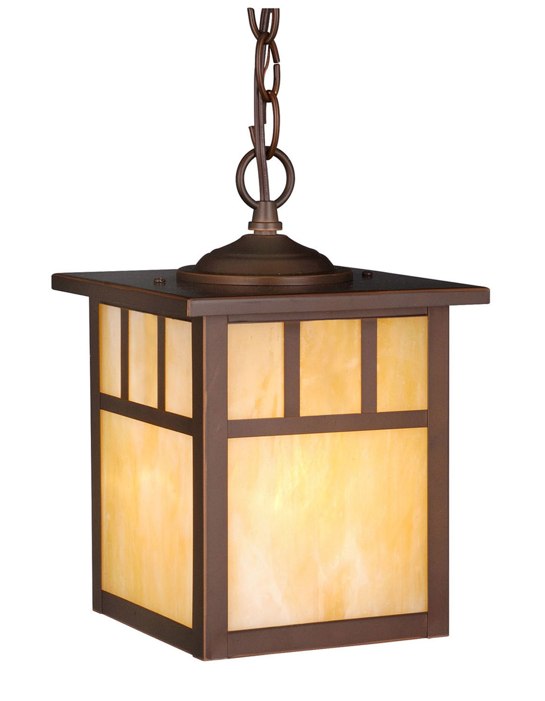 Vaxcel Lighting OD37276BBZ Mission One Light Outdoor Pendant Outdoor Bronze / Dark