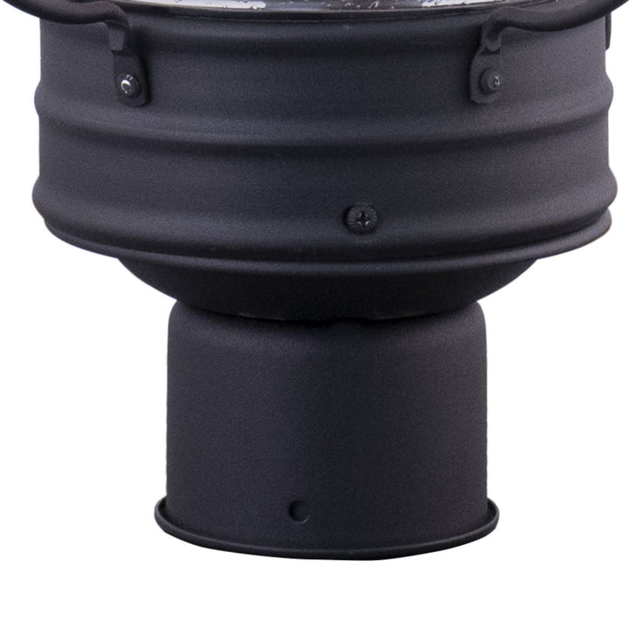 Vaxcel Lighting OP21835TB Chatham One Light Outdoor Post Mount Outdoor Black