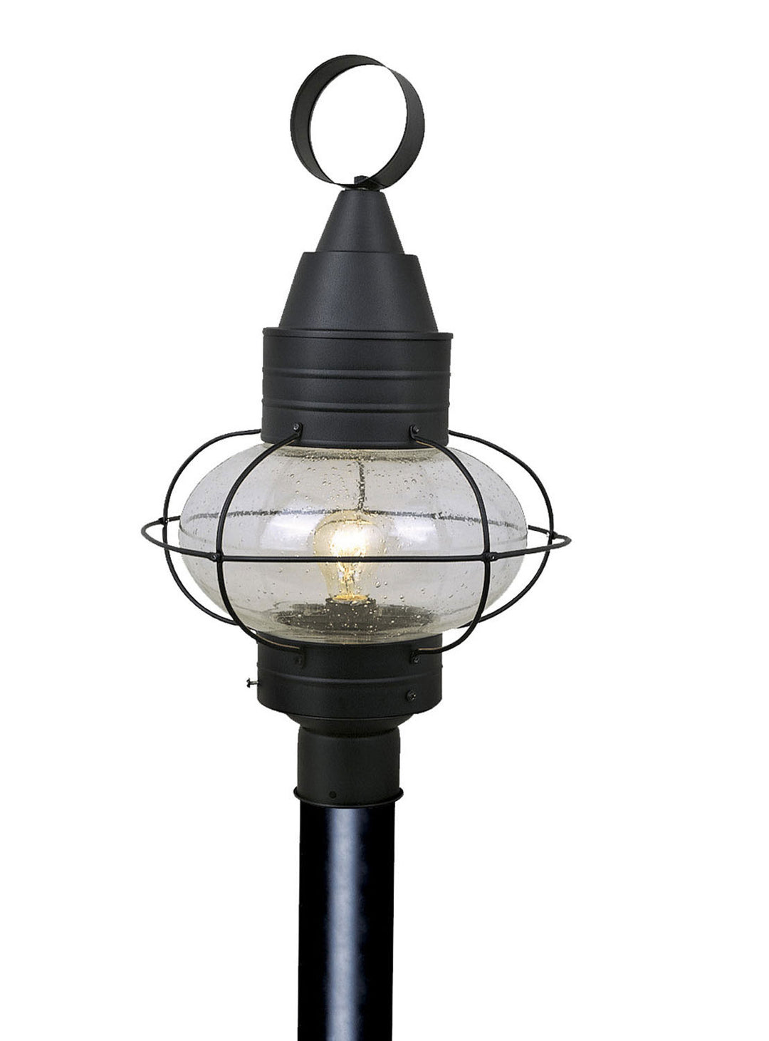 Vaxcel Lighting OP21835TB Chatham One Light Outdoor Post Mount Outdoor Black