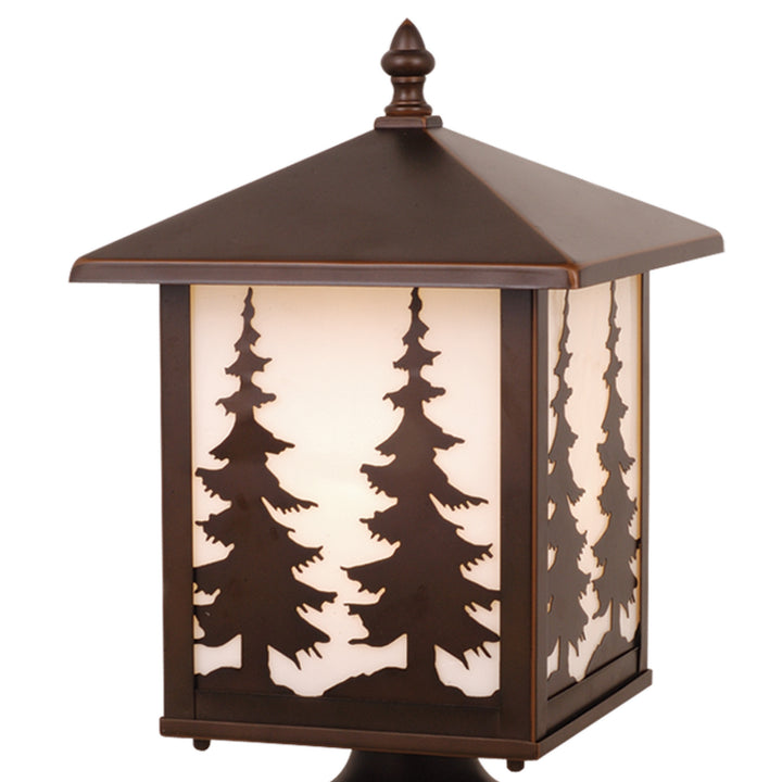 Vaxcel Lighting OP33485BBZ Yosemite One Light Outdoor Post Mount Outdoor Bronze / Dark