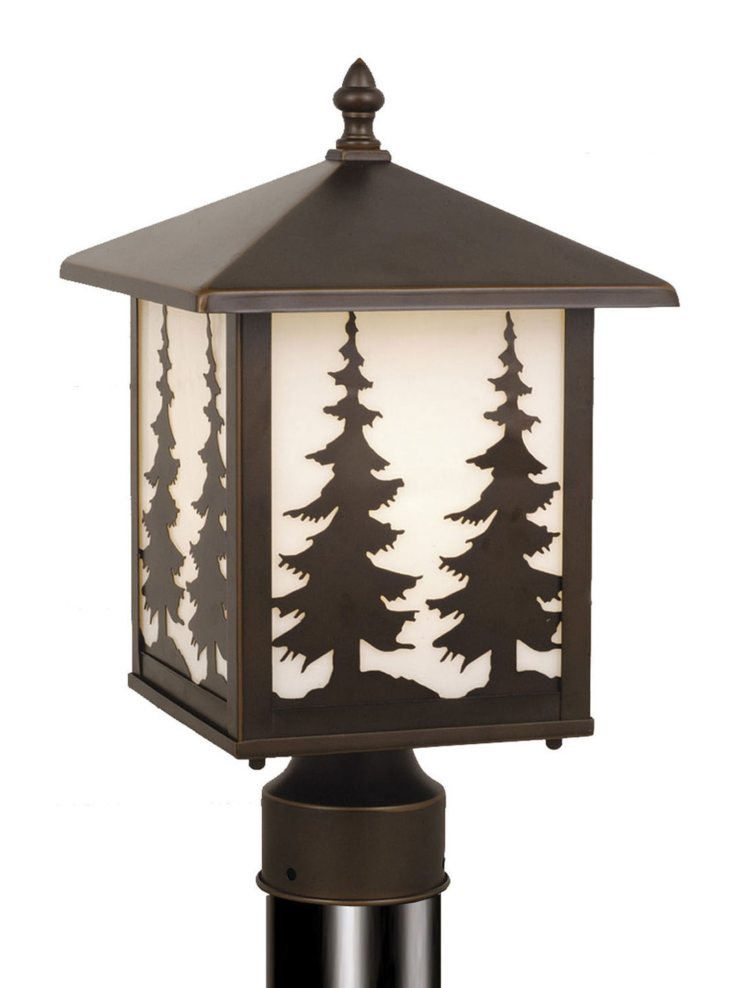 Vaxcel Lighting OP33485BBZ Yosemite One Light Outdoor Post Mount Outdoor Bronze / Dark