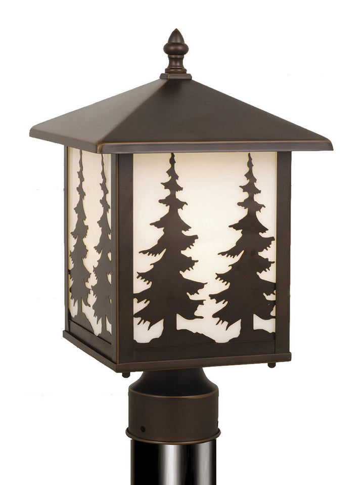 Vaxcel Lighting OP33485BBZ Yosemite One Light Outdoor Post Mount Outdoor Bronze / Dark