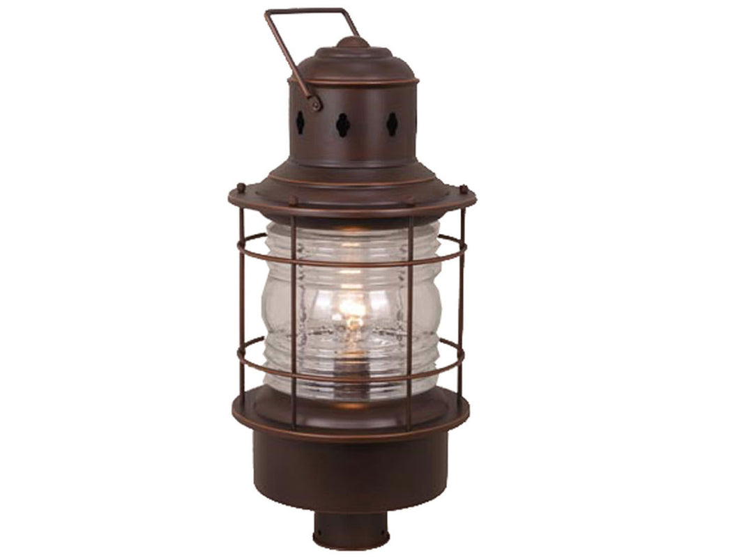 Vaxcel Lighting OP37005BBZ Hyannis One Light Outdoor Post Mount Outdoor Bronze / Dark