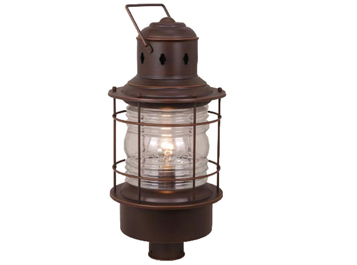 Vaxcel Lighting OP37005BBZ Hyannis One Light Outdoor Post Mount Outdoor Bronze / Dark