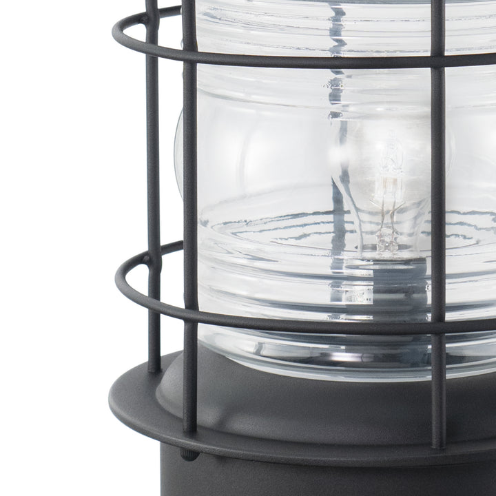 Vaxcel Lighting OP37005TB Hyannis One Light Outdoor Post Mount Outdoor Black