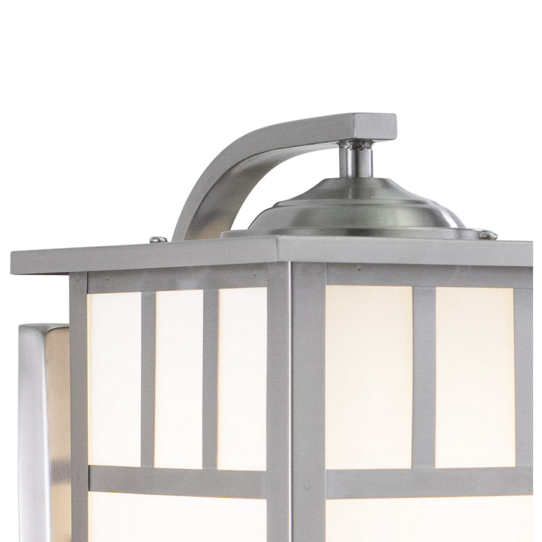 Vaxcel Lighting OW14673ST Mission One Light Outdoor Wall Mount Outdoor Pewter, Nickel, Silver