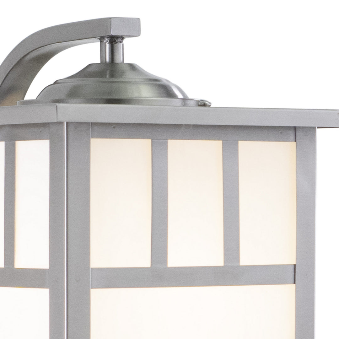 Vaxcel Lighting OW14673ST Mission One Light Outdoor Wall Mount Outdoor Pewter, Nickel, Silver