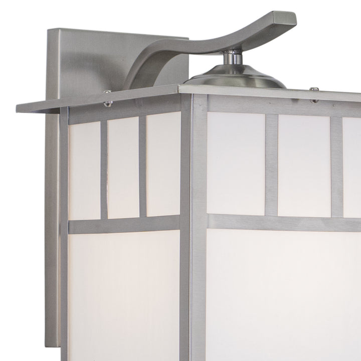 Vaxcel Lighting OW14693ST Mission One Light Outdoor Wall Mount Outdoor Pewter, Nickel, Silver