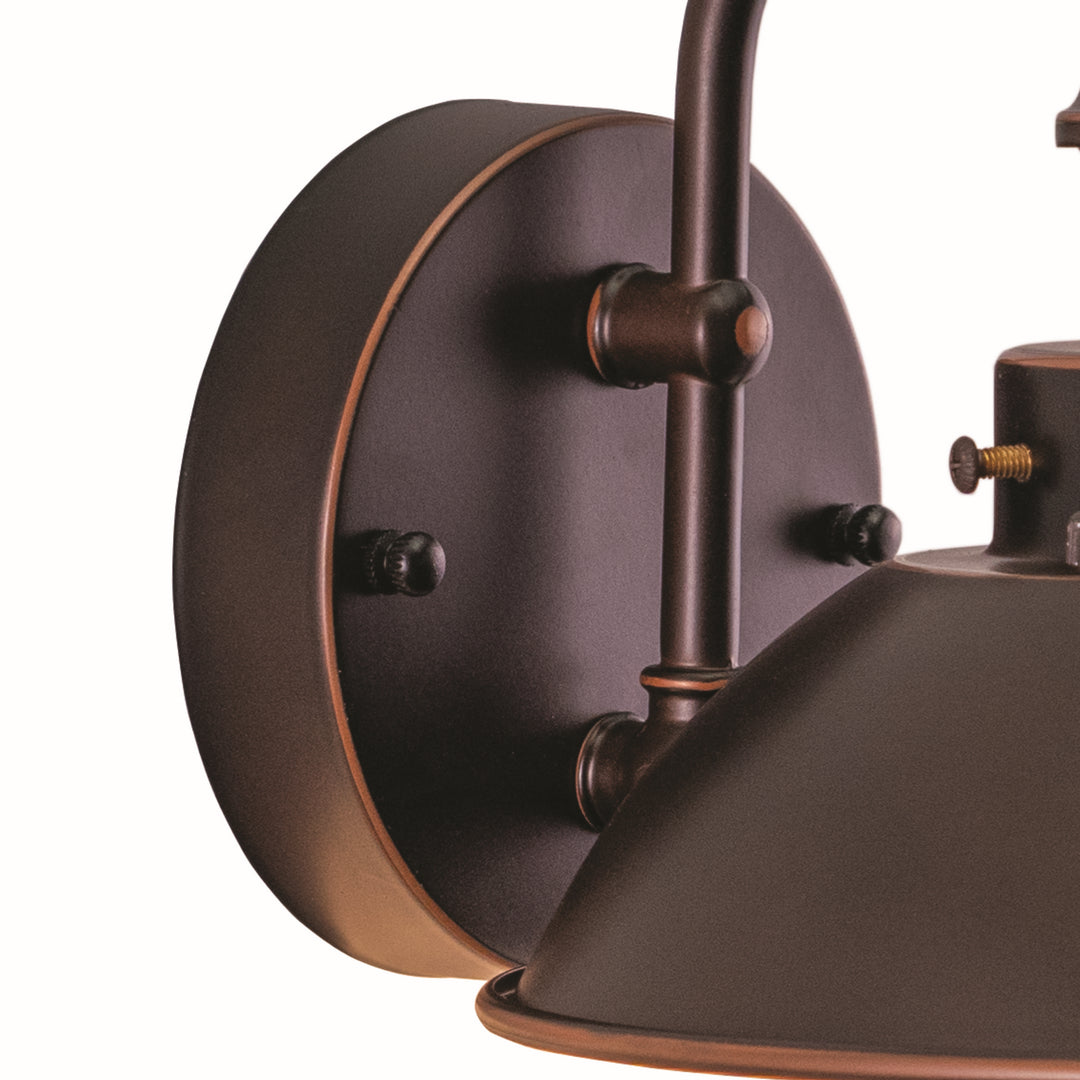 Vaxcel Lighting OW21581BBZ Harwich One Light Outdoor Wall Mount Outdoor Bronze / Dark