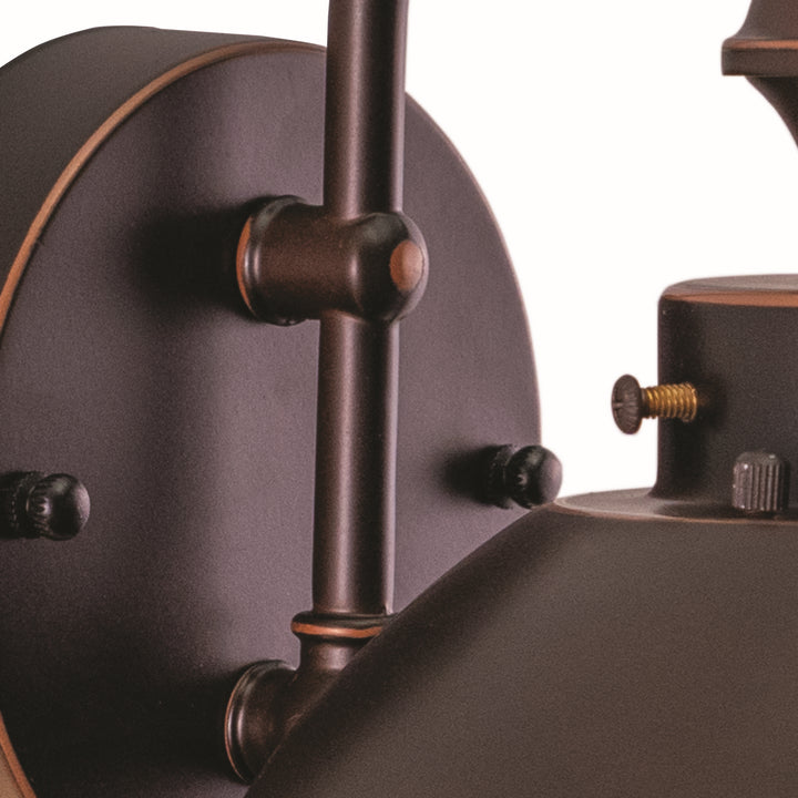 Vaxcel Lighting OW21581BBZ Harwich One Light Outdoor Wall Mount Outdoor Bronze / Dark