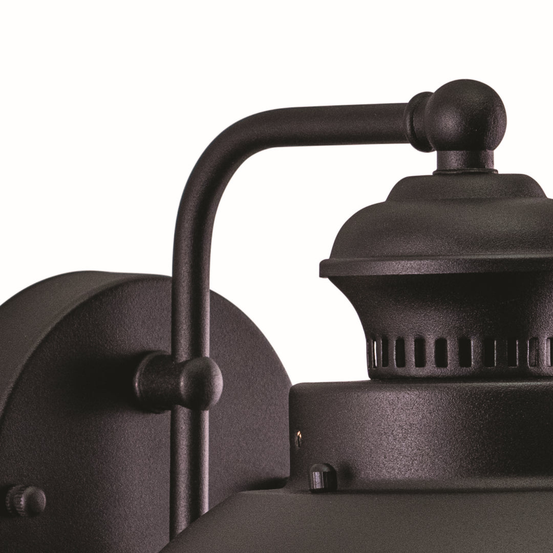 Vaxcel Lighting OW21581TB Harwich One Light Outdoor Wall Mount Outdoor Black