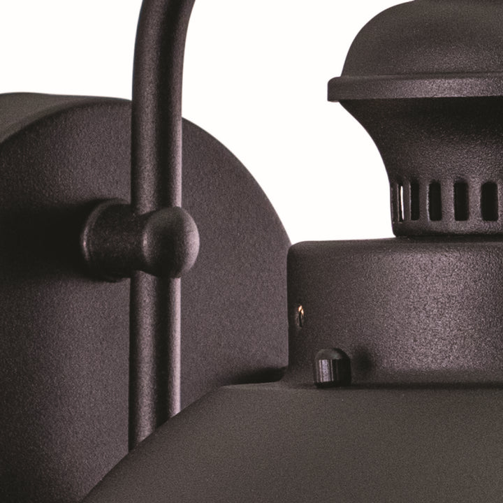 Vaxcel Lighting OW21581TB Harwich One Light Outdoor Wall Mount Outdoor Black