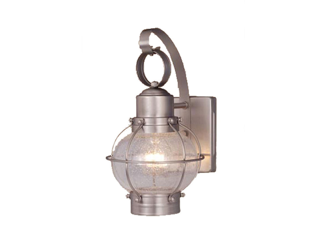 Vaxcel Lighting OW21861BN Chatham One Light Outdoor Wall Mount Outdoor Pewter, Nickel, Silver