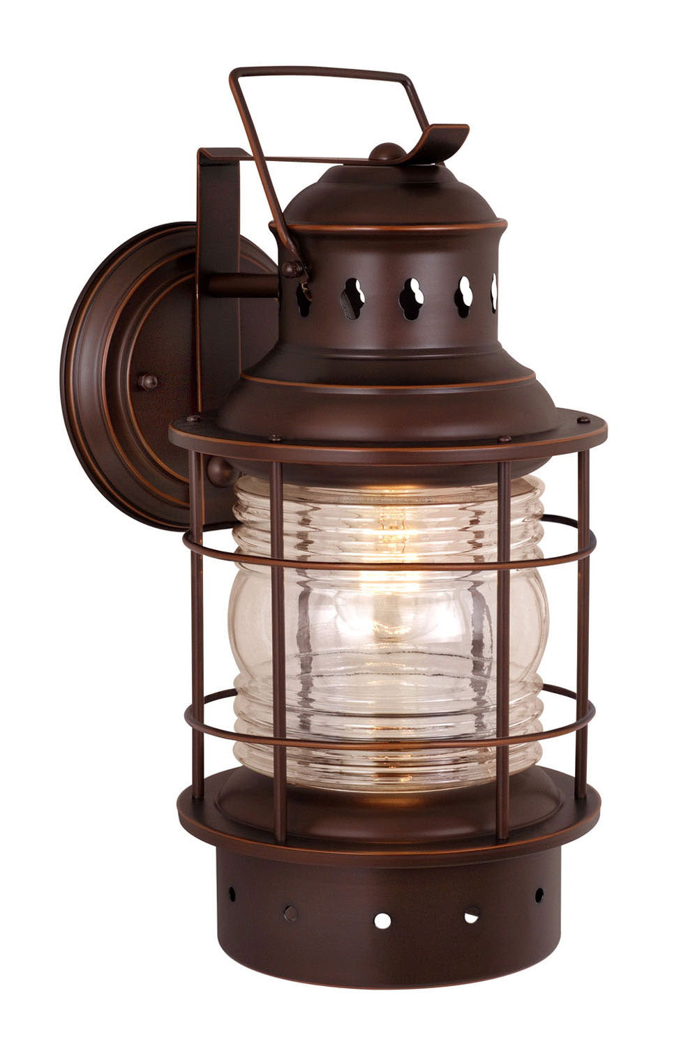 Vaxcel Lighting OW37081BBZ Hyannis One Light Outdoor Wall Mount Outdoor Bronze / Dark