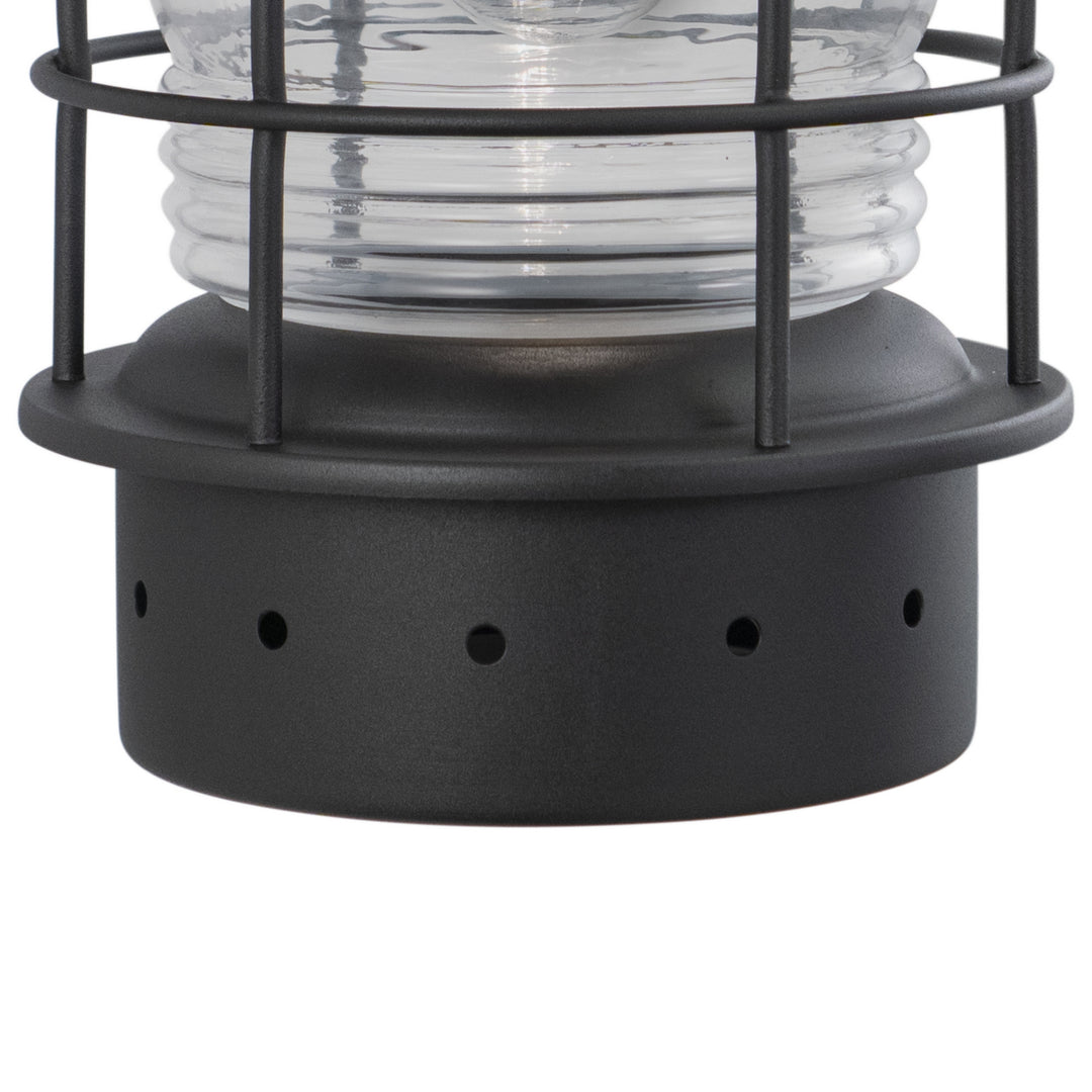Vaxcel Lighting OW37081TB Hyannis One Light Outdoor Wall Mount Outdoor Black
